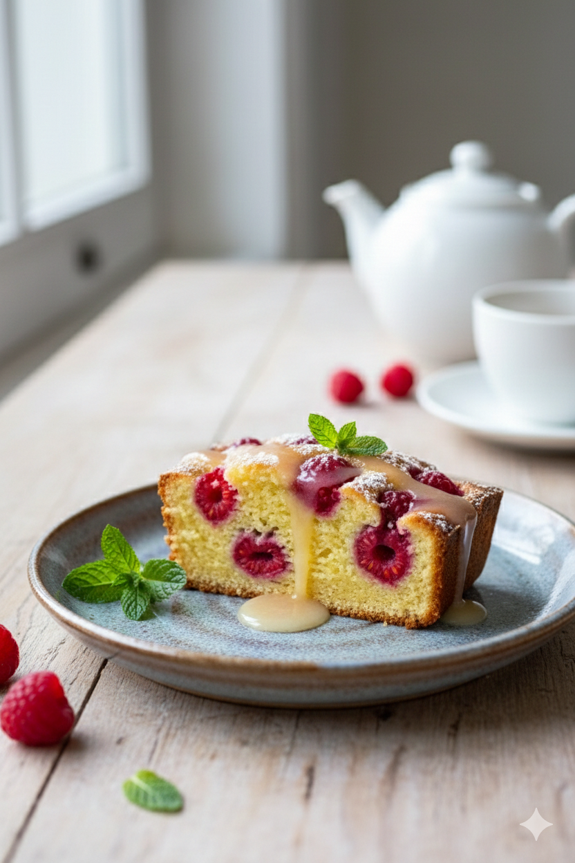 Stress-Free Spring Baking: Easy Lemon Raspberry Traybake