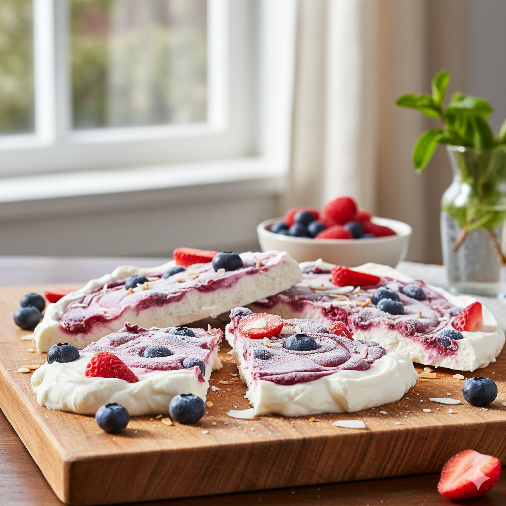 Quick & Easy 3-Ingredient Frozen Yogurt Bark