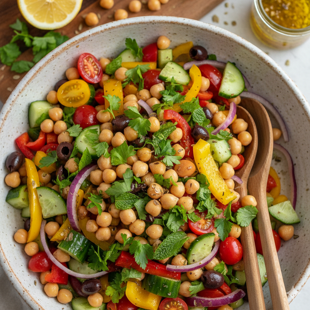 Vibrant Mediterranean Chickpea Salad: The Ultimate Meal Prep Guide