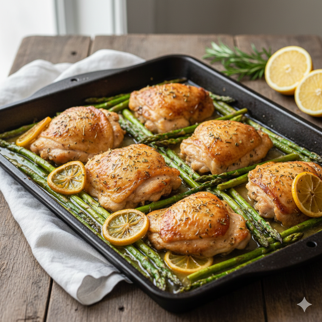 Sheet-Pan Lemon-Herb Chicken & Asparagus: The Ultimate Weeknight Dinner