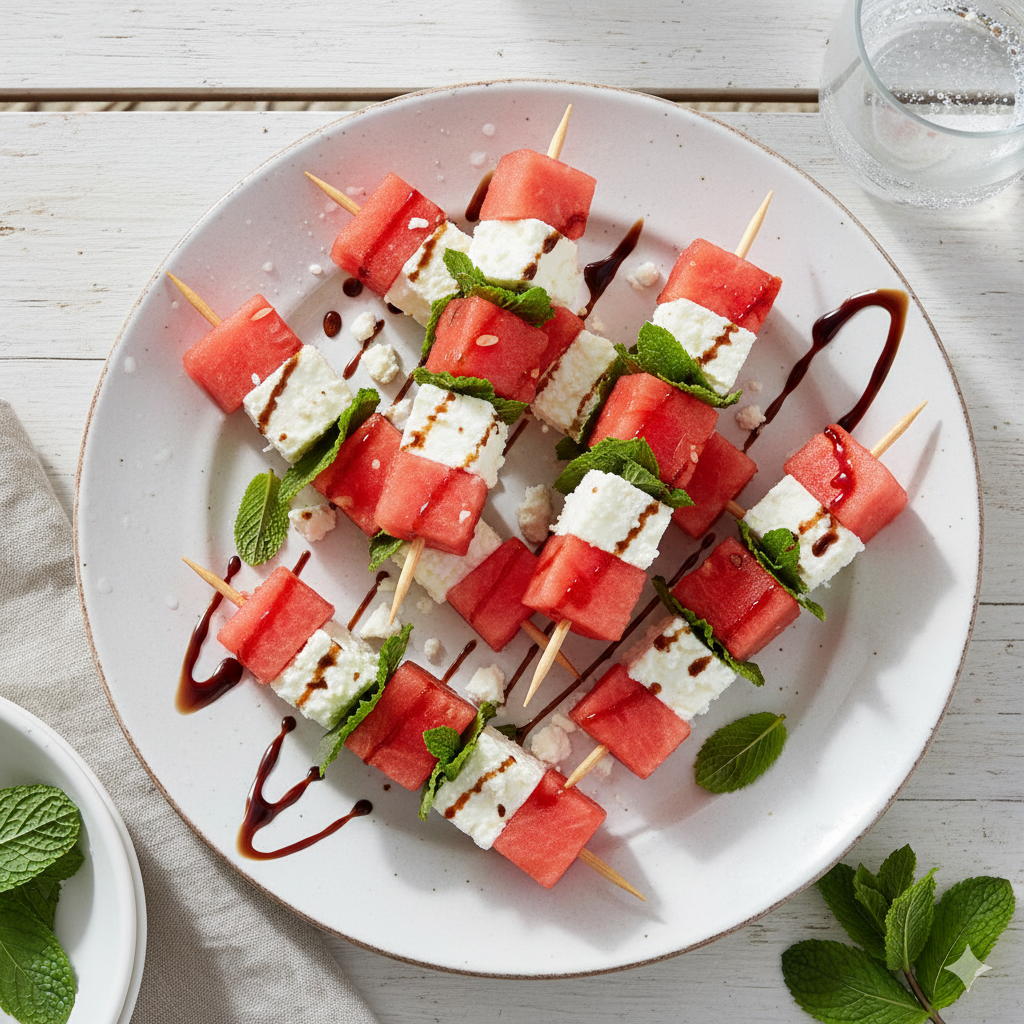 Watermelon, Feta, and Mint Skewers: The Ultimate Summer Appetizer