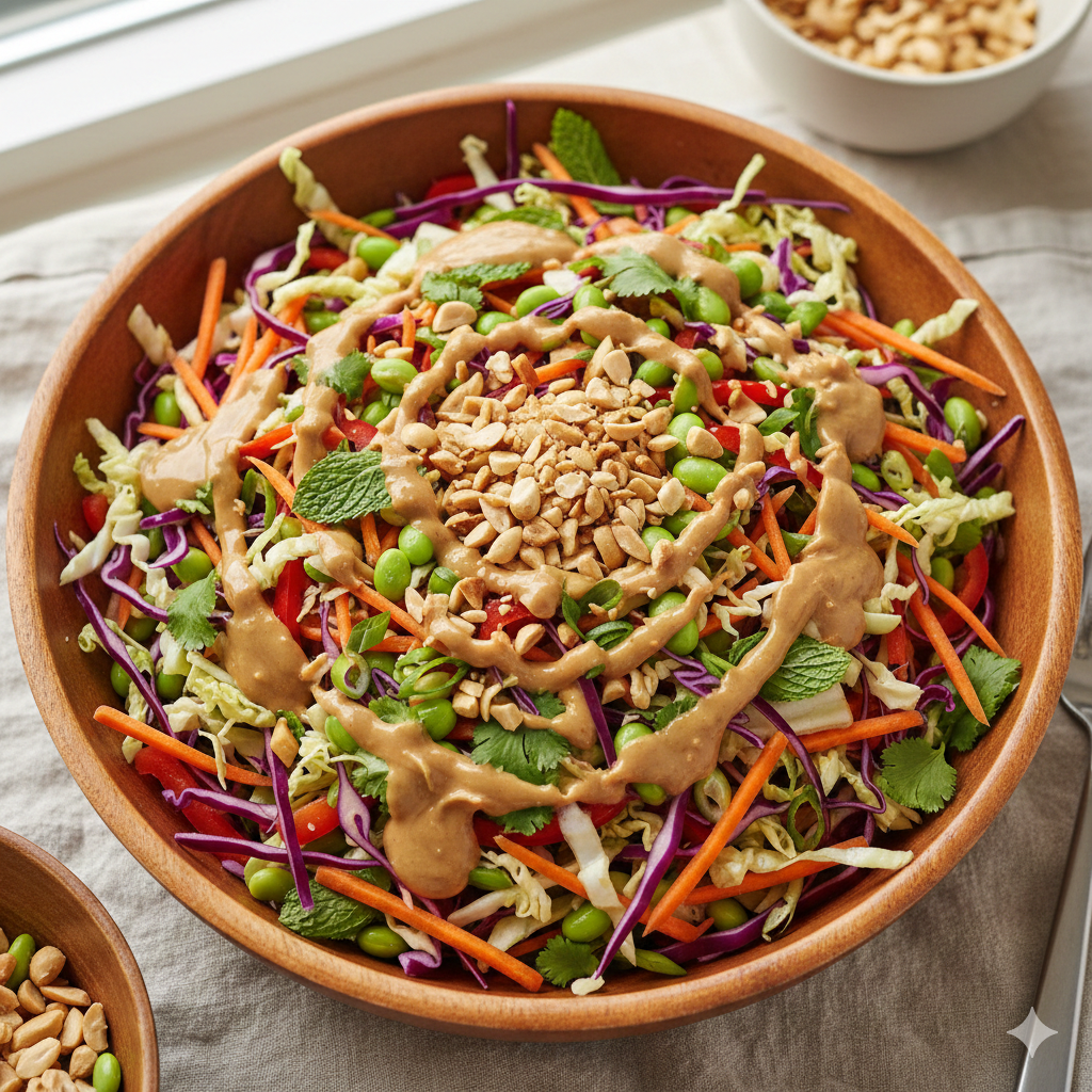 Thai Crunch Salad with Creamy Peanut Dressing: The Ultimate Guide