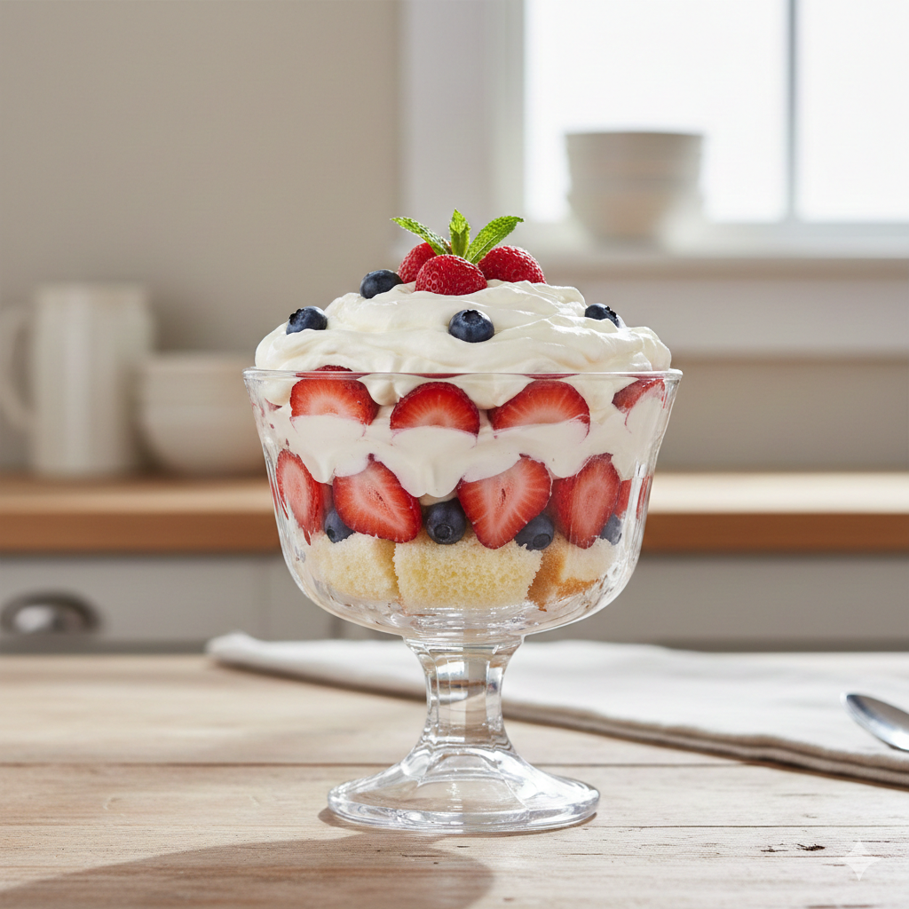 Red, White, and Blue Berry Trifle: The Ultimate Patriotic Dessert
