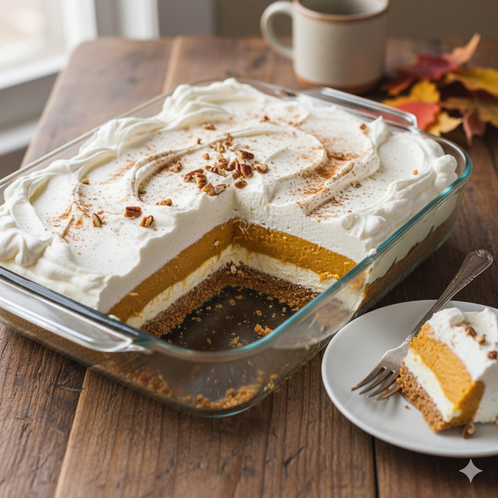 No-Bake Pumpkin Lush Dessert: The Ultimate Layered Autumn Treat