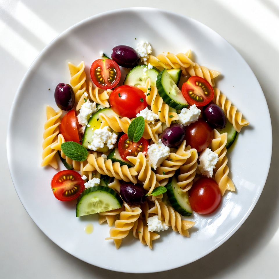 The Ultimate Greek Pasta Salad: A Mediterranean Masterpiece