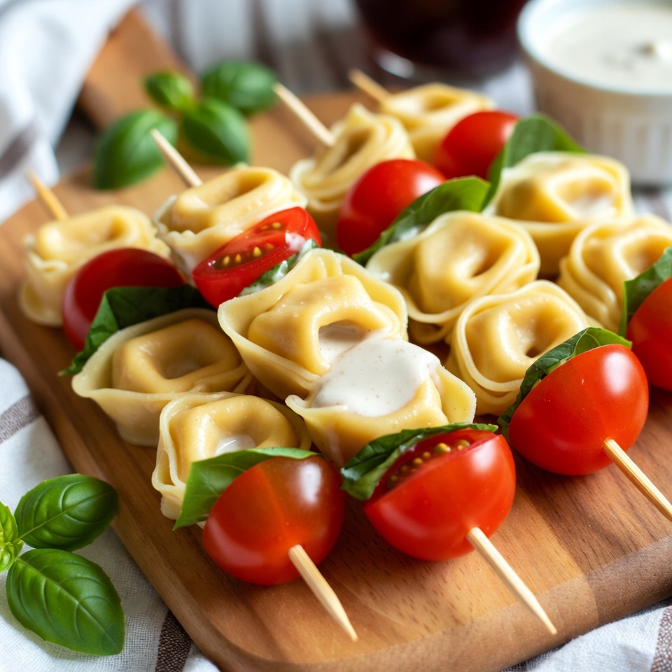 Easy Tortellini Salad Kabobs: The Ultimate Party Appetizer