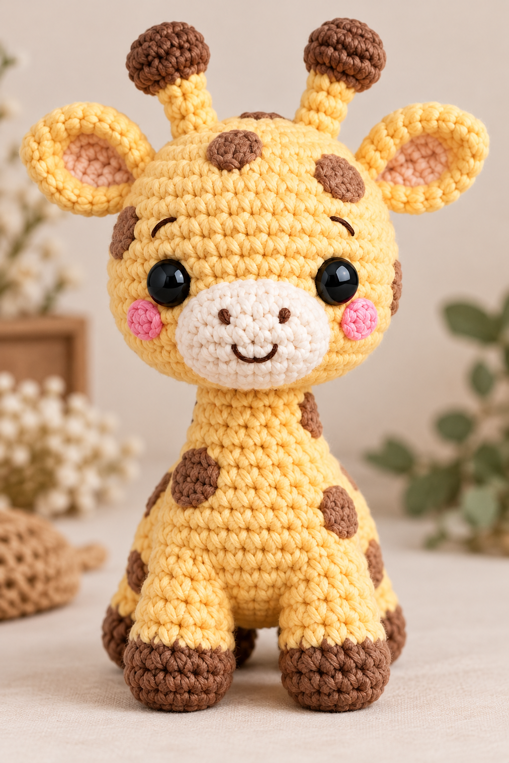 Easy Crochet Giraffe Amigurumi Pattern for Beginners – Step-by-Step Tutorial