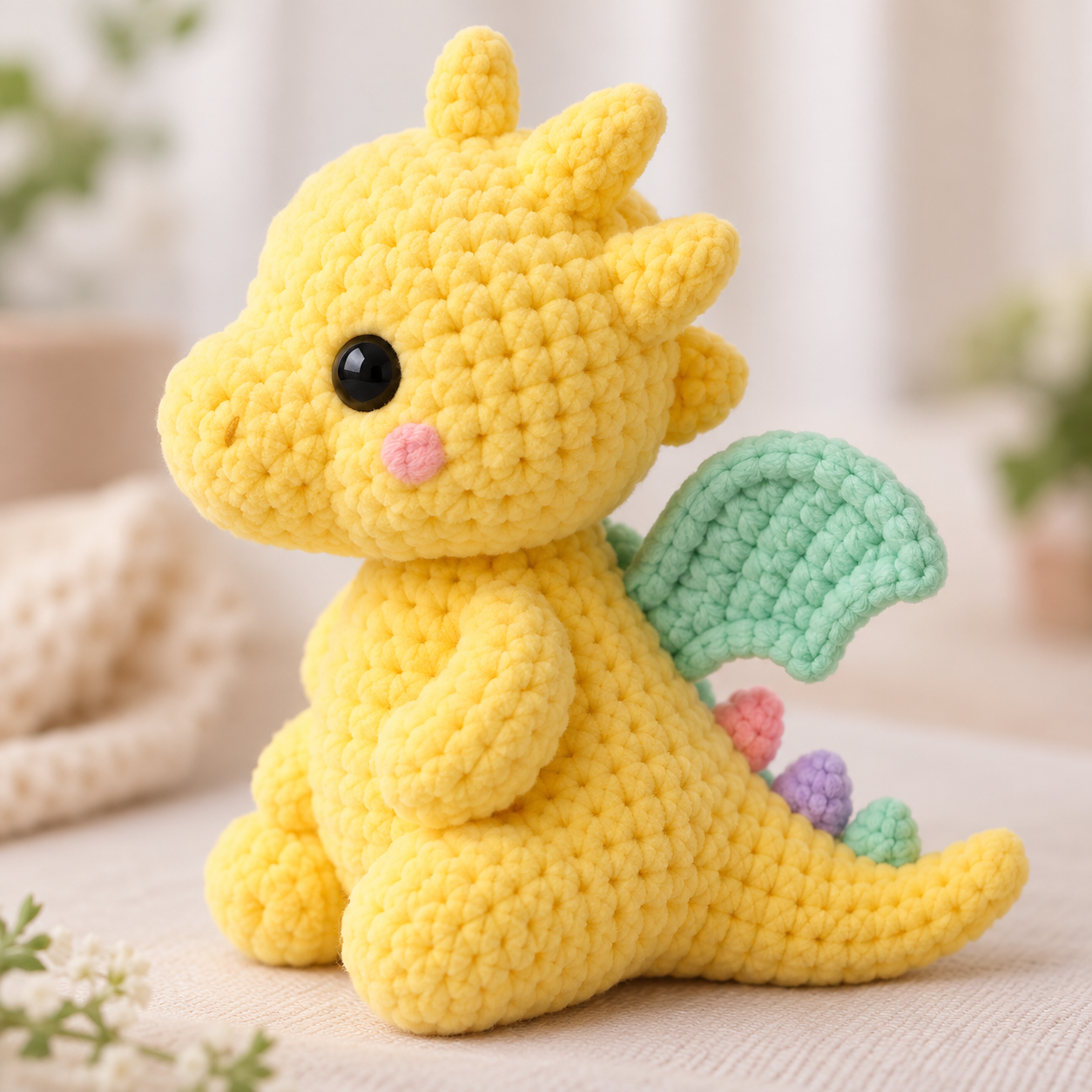 Easy Crochet Baby Dragon Amigurumi Pattern for Beginners (Step-by-Step Tutorial)
